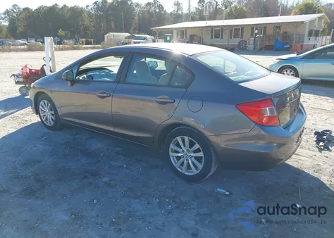 2012 Honda Civic Ex z USA, uszkodzony, nr VIN 19XFB2F85CE073616